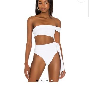 Tularosa Off-Shoulder White Bikini